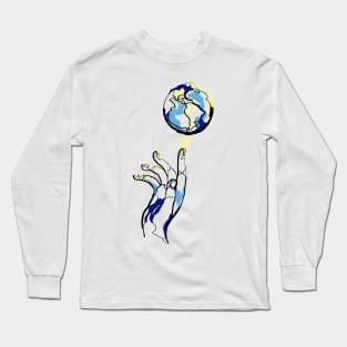 Single Line - Energy of the world Long Sleeve T-Shirt